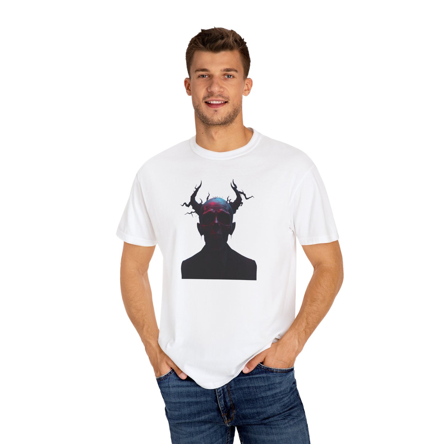 Horned Skull Man T-Shirt